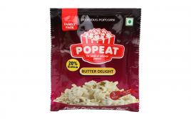 PopEat Delicious Popcorn Butter Delight Flavour  Pack  90 grams